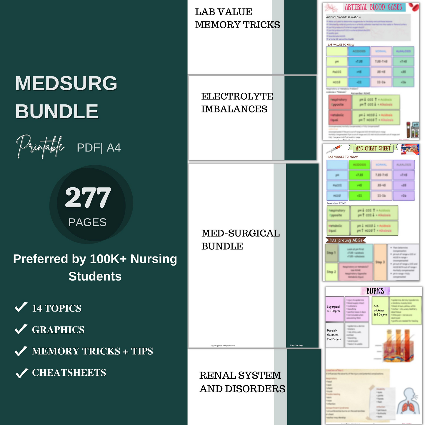Ultimate Nursing School Bundle™ | All In One Nursing Study Guide - Nursing Focus