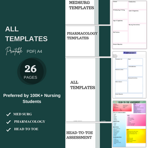 The Ultimate Nursing School Bundle | Nursing School & NCLEX Study Guide - Nursing Focus