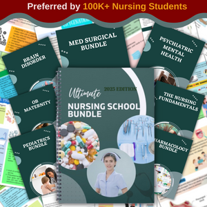 The Ultimate Nursing School Bundle | Spiral + Digital