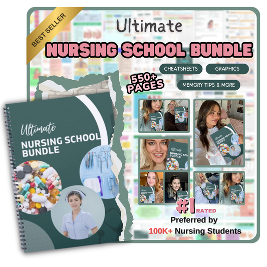 The Ultimate Nursing School Bundle | Spiral + Digital