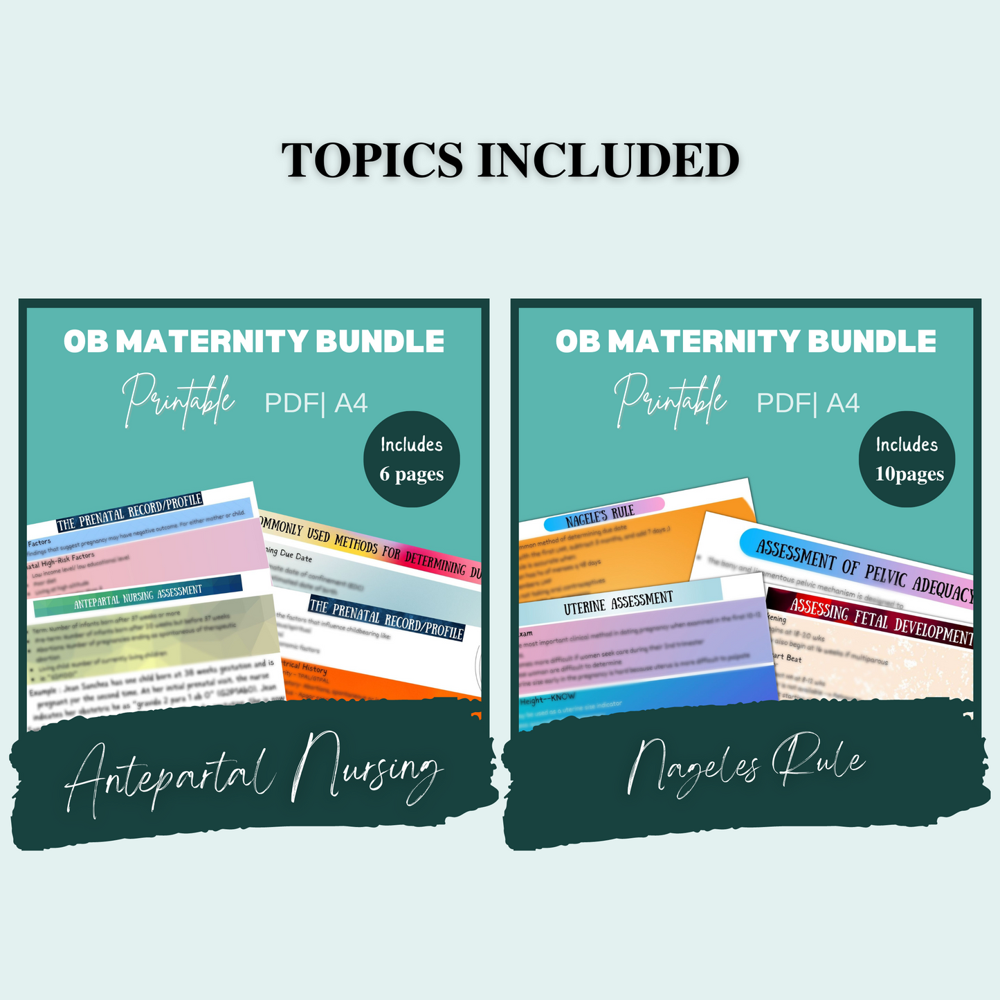 OB   maternity bundle