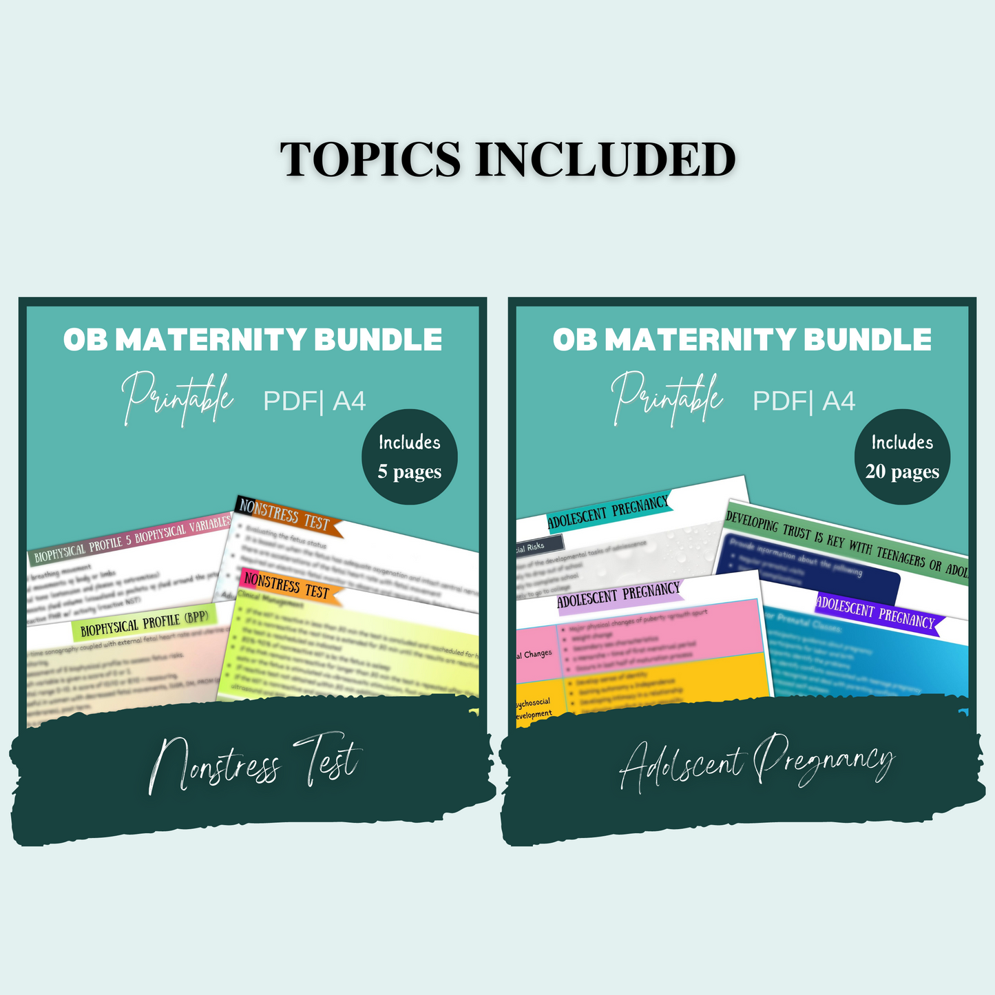 OB   maternity bundle